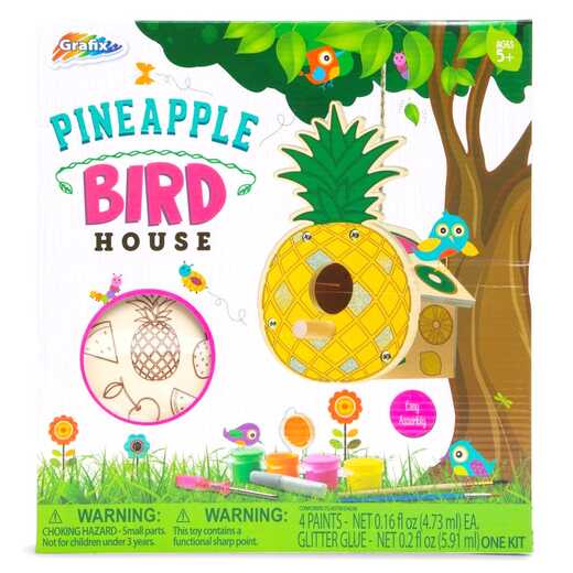 diy paint your own birdhouse kit let go & have fun