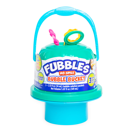 fubbles no spill jumbo bubble bucket Five Below let go & have fun