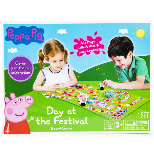 peppa pig day at the festival board game Five Below let go & have fun
