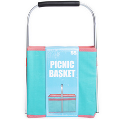 collapsible picnic basket 16in | Five Below | let go & have fun