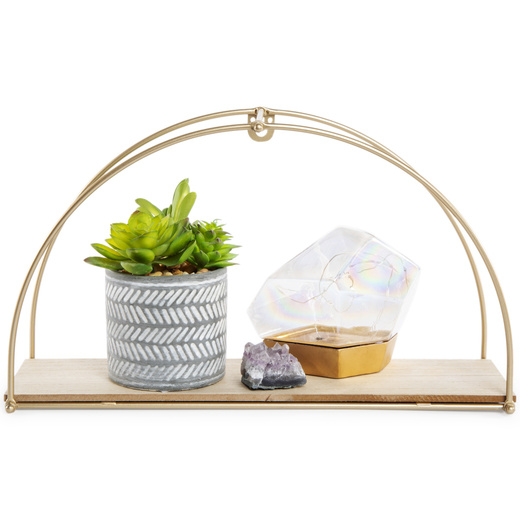 halfmoon wall shelf Five Below let go & have fun