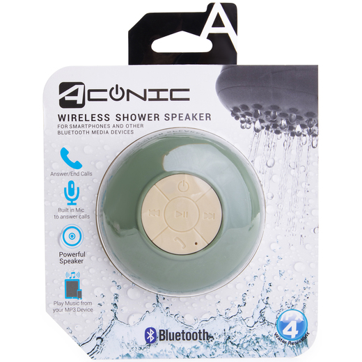 bluetooth® shower speaker let go & have fun