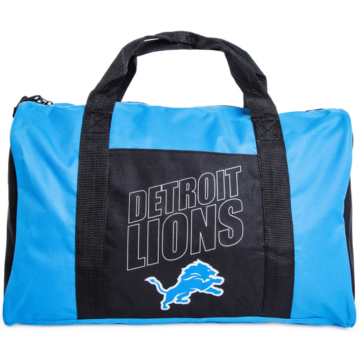 detroit lions® duffel bag 18in x 12in let go & have fun