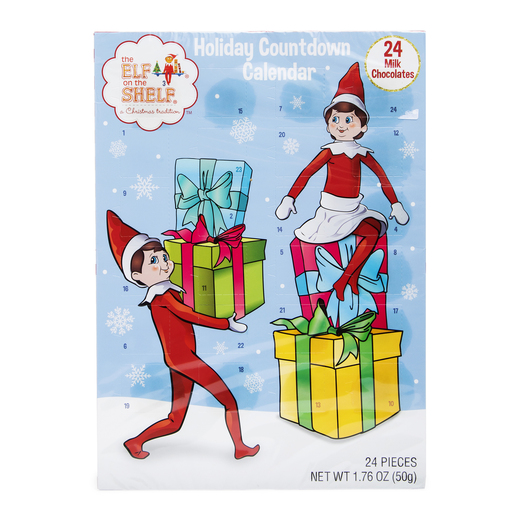 elf on the shelf® 24 chocolates advent calendar | let go & have fun