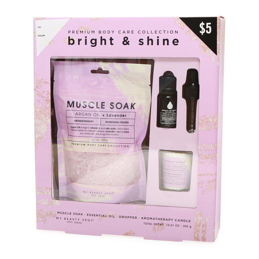 premium aromatherapy bath set Five Below let go & have fun