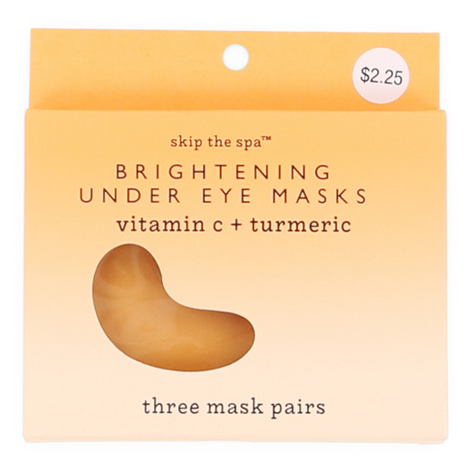 vitamin C + turmeric under eye masks 3pair set let go & have fun