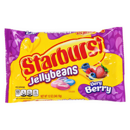 starburst® very berry jelly beans 12oz let go & have fun