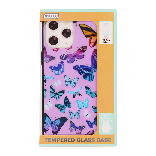 Iphone 12 Pro Max® Tempered Glass Phone Case Butterflies Five Below