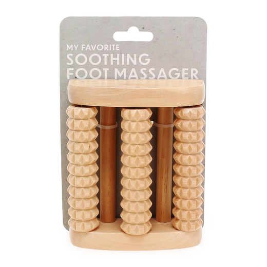 Wooden Foot Massager Five Below let go & have fun