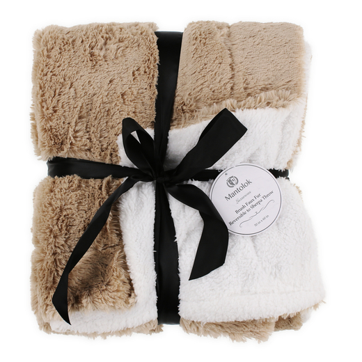 luxe faux fur to sherpa reversible throw blanket 50in x 60in Five Below let go & have fun