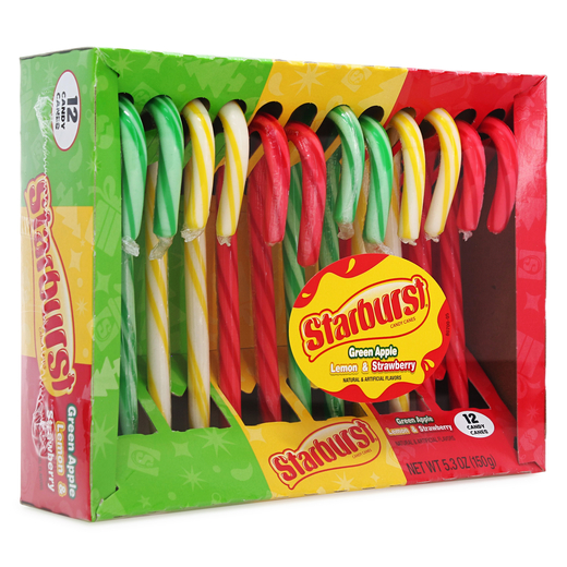 starbursst® candy canes 12count Five Below let go & have fun