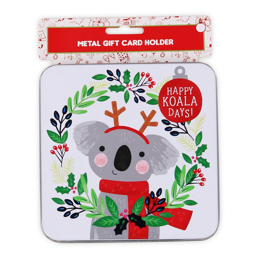 holiday metal gift card holder koala days Five Below let go