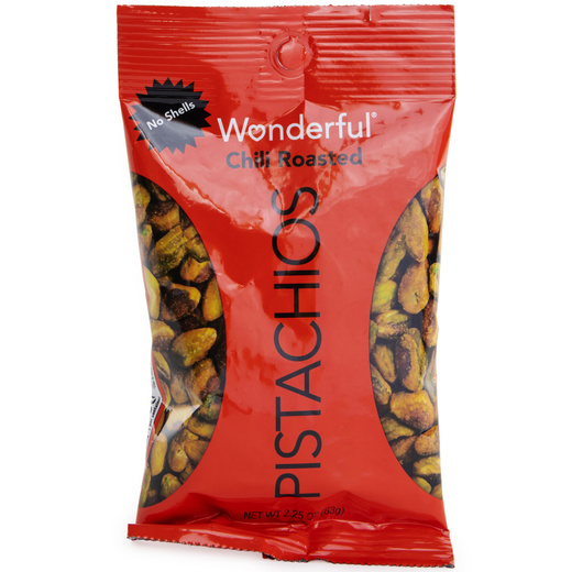 wonderful™ chili roasted pistachios, no shells 2.25oz Five Below let go & have fun