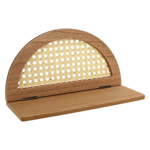 foldable rattan shelf 4in x 11in Five Below let go & have fun