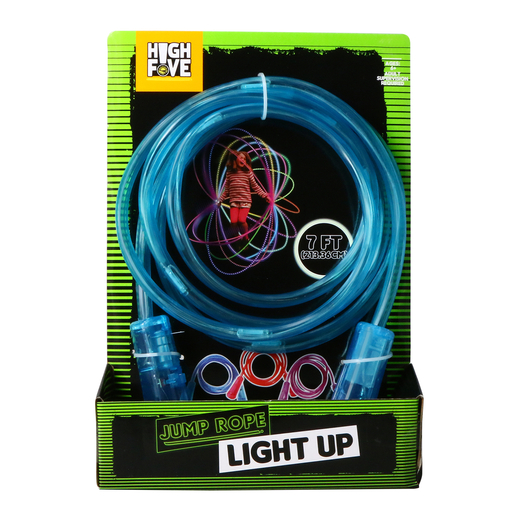 LED light up jump rope 7ft Five Below let go & have fun