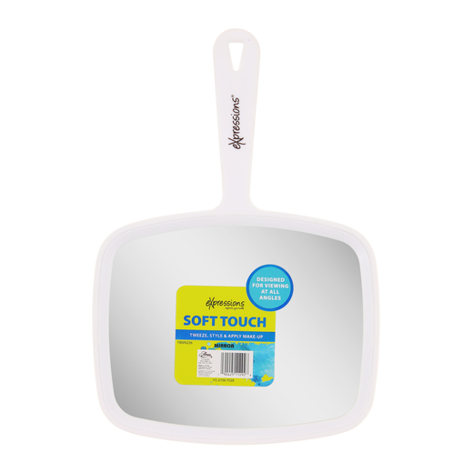 expressions® soft touch handheld mirror Five Below let go & have fun