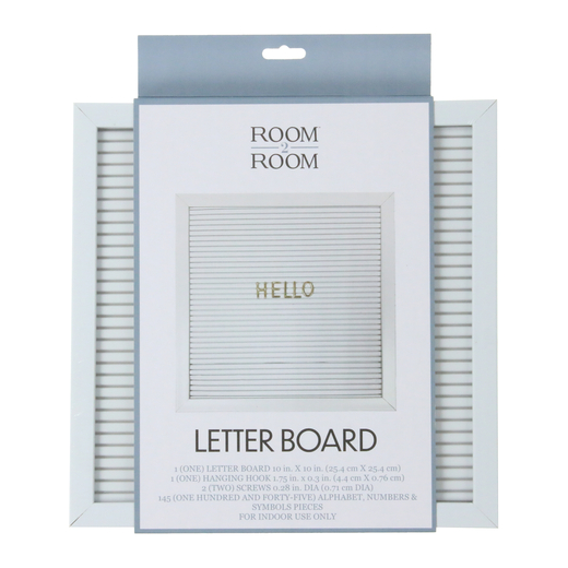 cafe letter board with letters 10in x 10in Five Below let go & have fun