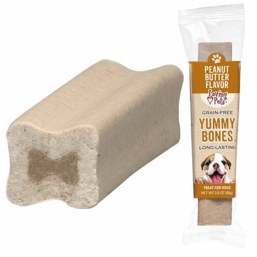 loving pets® yummy bones dog treat, peanut butter 2.8oz Five Below let go & have fun