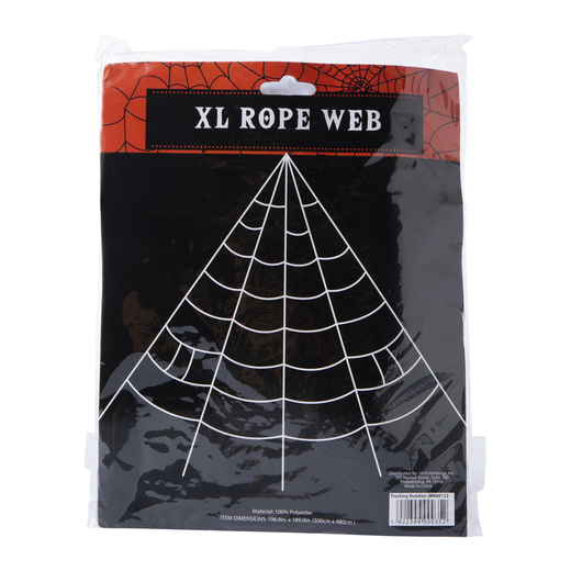 XL halloween spider web rope decoration 16ft x 15.75ft Five Below