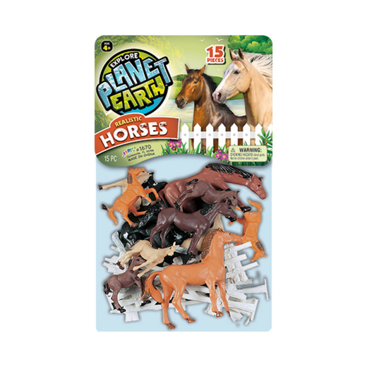 explore earth realistic horses 15piece toy set Five Below