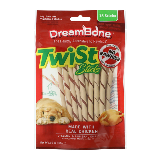 dreambone® twist sticks dog chews 2.9oz Five Below let go & have fun