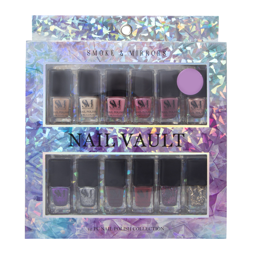 smoke & mirrors nail vault 12piece nail polish gift set Five Below