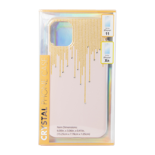 iPhone 11®/Xr® crystal phone case Five Below let go & have fun