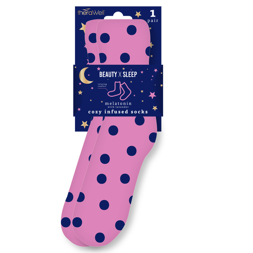 therawell® beauty x sleep melatonin infused cozy socks Five Below