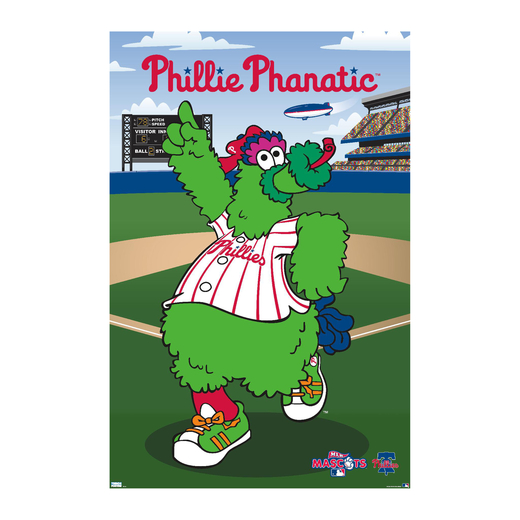 phillie phanatic™ wall poster Five Below let go & have fun
