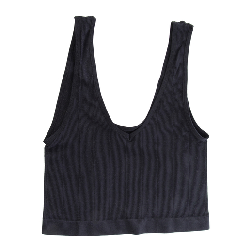 juniors black longline seamless ribbed bra Five Below let go & have fun