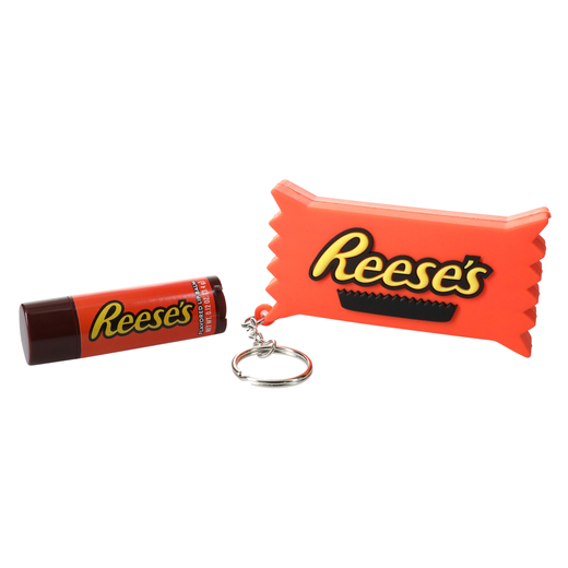 reese's® flavored lip balm & keychain set Five Below let go & have fun