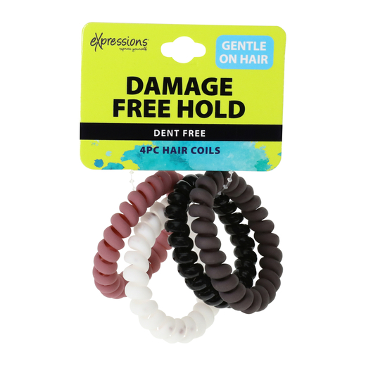 damagefree coil hair ties 4piece Five Below let go & have fun