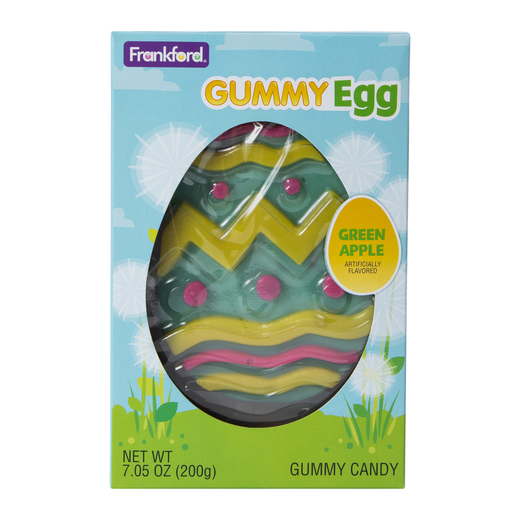 giant green apple gummy egg 7.05oz Five Below let go & have fun