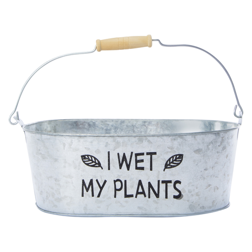 metal bucket planter Five Below let go & have fun