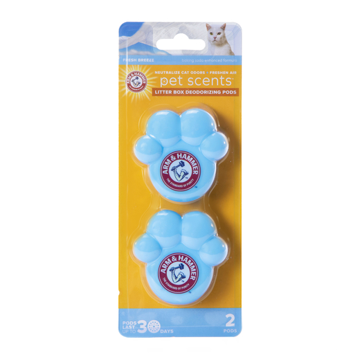 arm & hammer® fresh breeze litter box deodorizing pods 2count Five