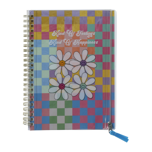 spiral journal with zipper pouch 8.3in x 5.9in Five Below let go