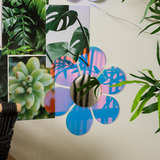 holographic wall mirror Five Below let go & have fun