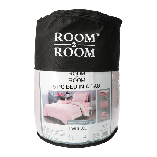 twin XL bedinabag comforter & sheet set 5piece Five Below let