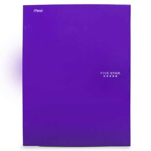 Mead® Five Star® 4 Pocket Folder Five Below let go & have fun