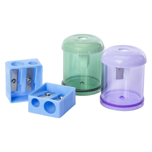 pencil sharpener combo 4count Five Below let go & have fun