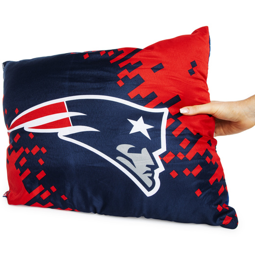 new england patriots® plush throw pillow 20in x 26in let go & have fun