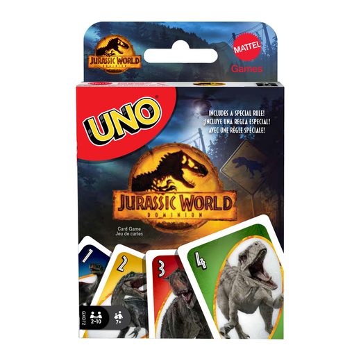 Uno® Jurassic World™ Edition Five Below let go & have fun