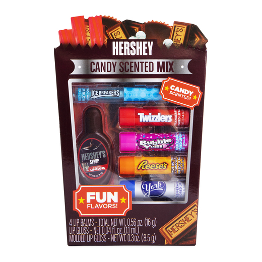 Hershey® CandyScented Lip Balm & Gloss 6Piece Gift Set (Styles May