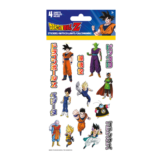 Dragon Ball Z Stickers 4 Pack Five Below let go & have fun