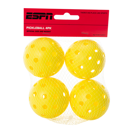 ESPN® Pickleball Balls 4Pack Five Below let go & have fun