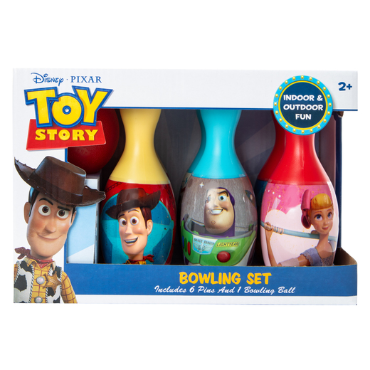 Disney Pixar Toy Story Bowling Set 7Piece Five Below let go & have fun